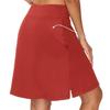 Lässiges Sportkleid für Damen mit Taschen, Modischer Schlitzrock