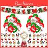 Merry Christmas Party Supplies Celebrate The Season In Style With This Xmas Snow Banner And Santa Decoration Kit