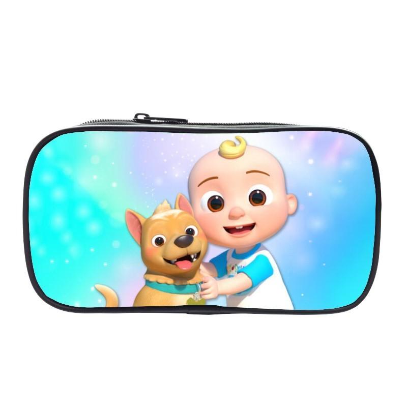 Cocomelon Pencil Box Large Capacity Storage Bag Ideal For Students And Kids