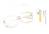 Trendy Glasses for Men Women Square Shape Metal Frame Women's Eyeglasses Frame Fashion Stylish Men's Glasses Frame