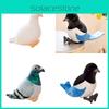 Realistic Plush Pigeon Toy With Soft Pp Cotton Filling, Perfect For Decor And Gifts, Available In White And Green