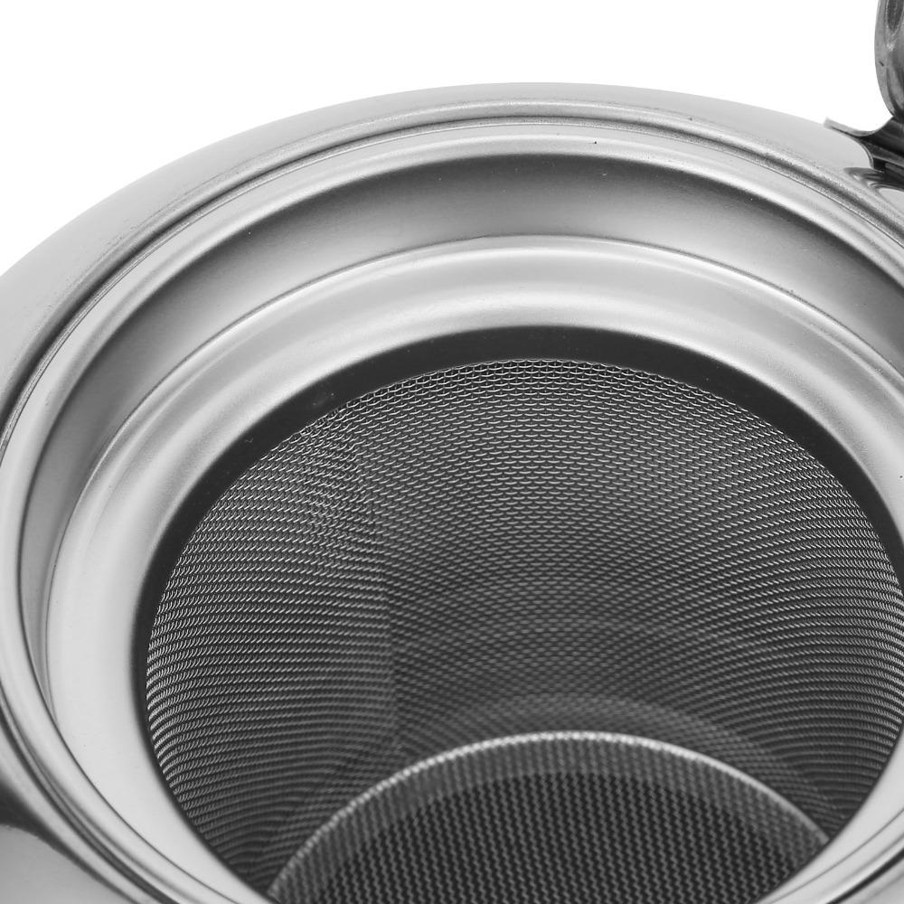 Thickened Design Tea Kettle Large Capacity Stovetop Kettle Stainless Steel Teapot  For Loose Tea