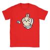 Men Usagi on the Toilet Potty Chiikawas Hachiware Poop Meme T Shirt 100% Cotton Clothes Round Neck Tee Shirt Gift Idea T-Shirts