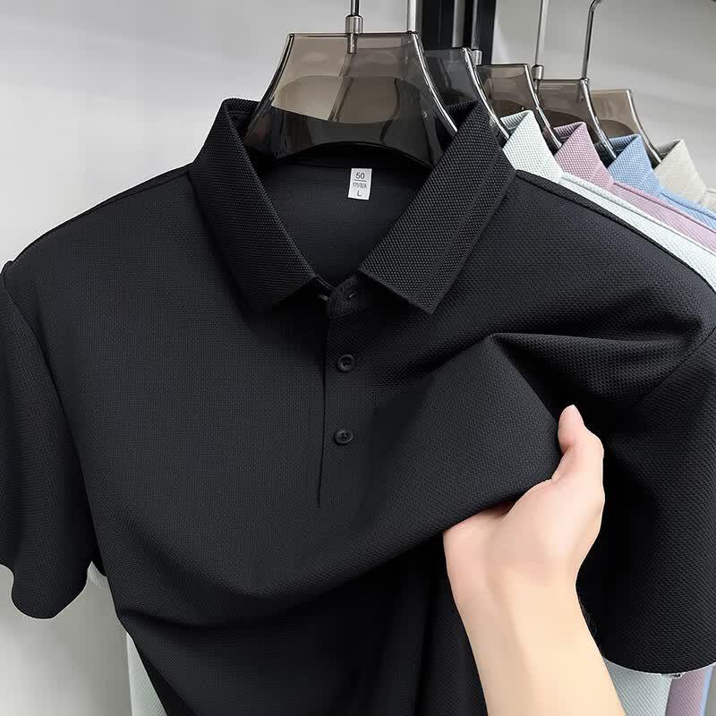 JEEP SPIRIT Men s Ice Silk Polo Shirt L