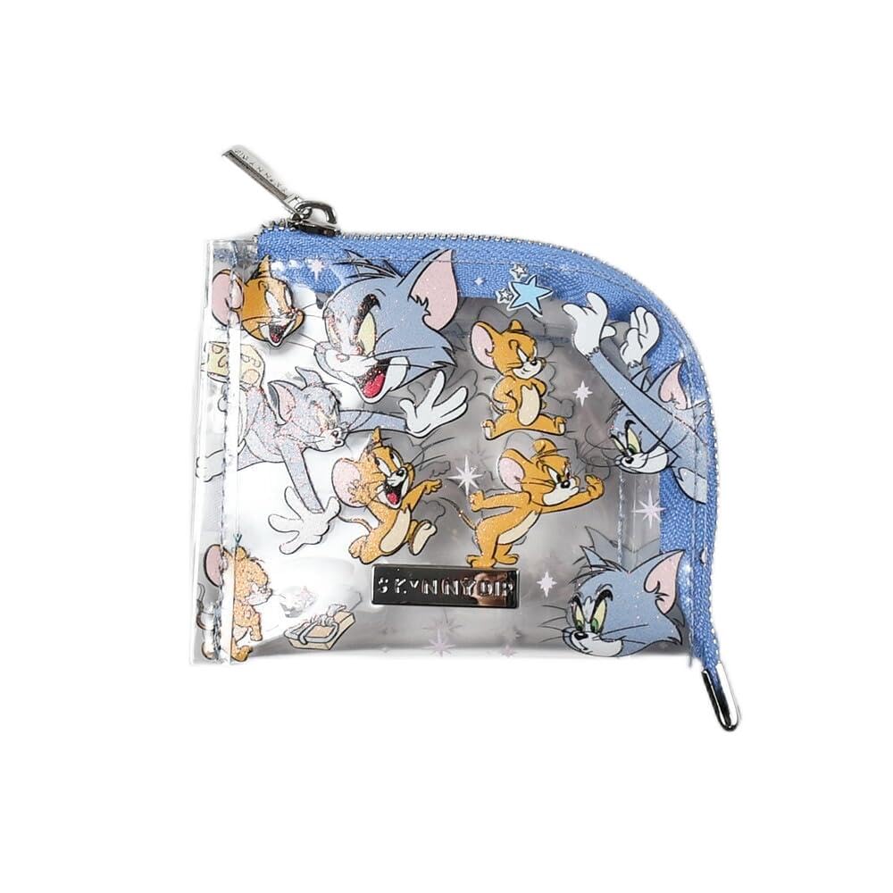 

Skinnydip Tom & Jerry Card Holder, Card Case, Small Item Case, Mini Pouch, Glitter, 3778PCTJ