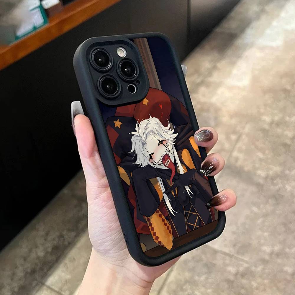 The F-Freak C-Circus P-Pierrot Phone Case For iPhone 17,16,15,14,13,12,11,Pro,Max,Plus,X,XS,SE4,E,Mini Black Thickened Border