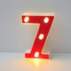 Red LED Letter Light for Parties and Proposals