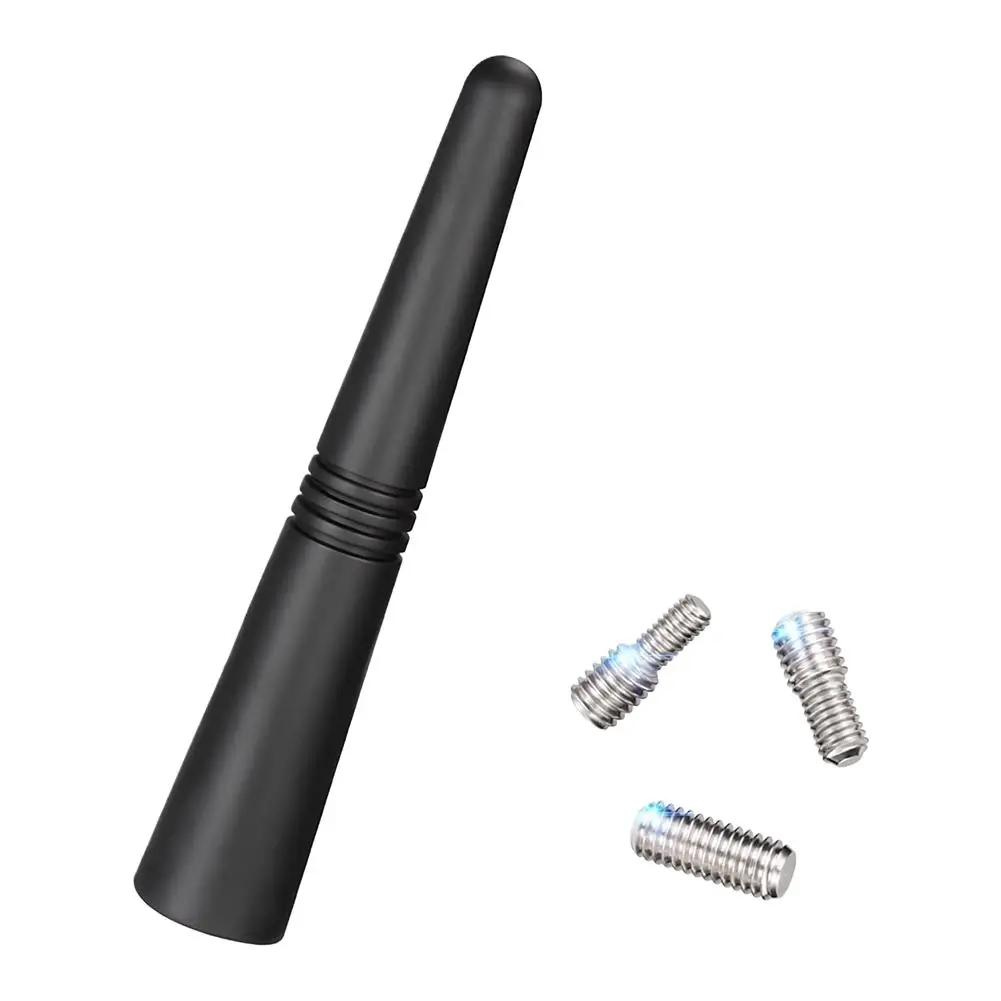 Strong Radio Roof Mount FM AM DAB Black 6.5cm Length with Antenna Screws Car Universal Mini Auto Accessories Short Vehicle R3H1