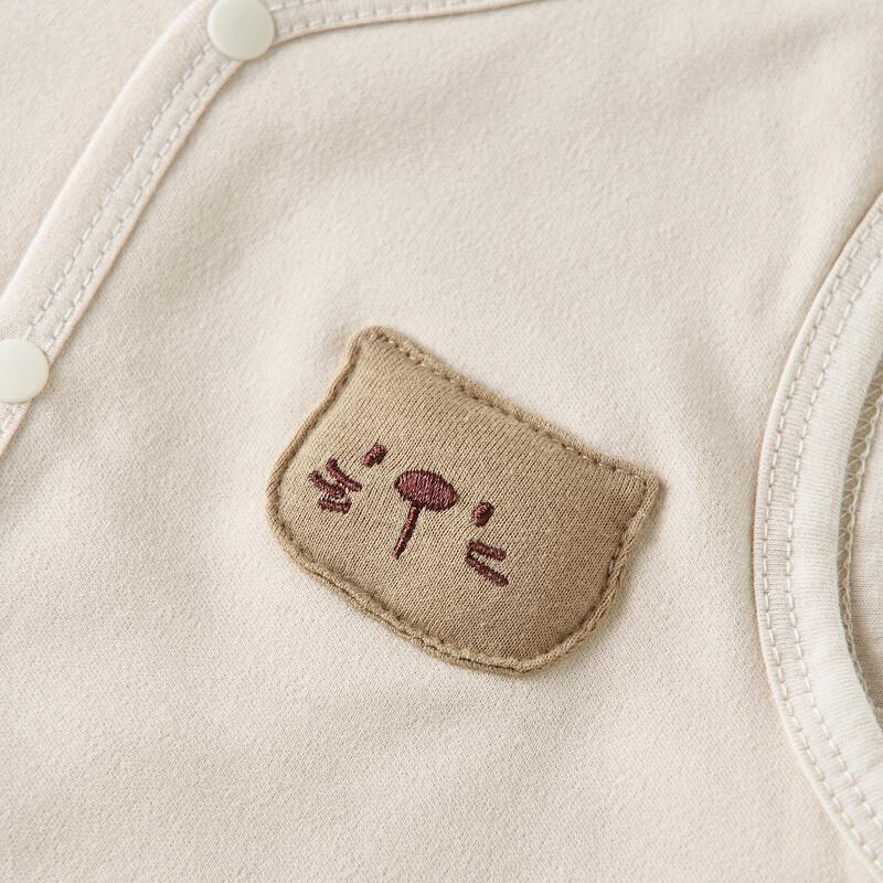 TONGTAI Baby Pure Cotton Double-Layer Vest