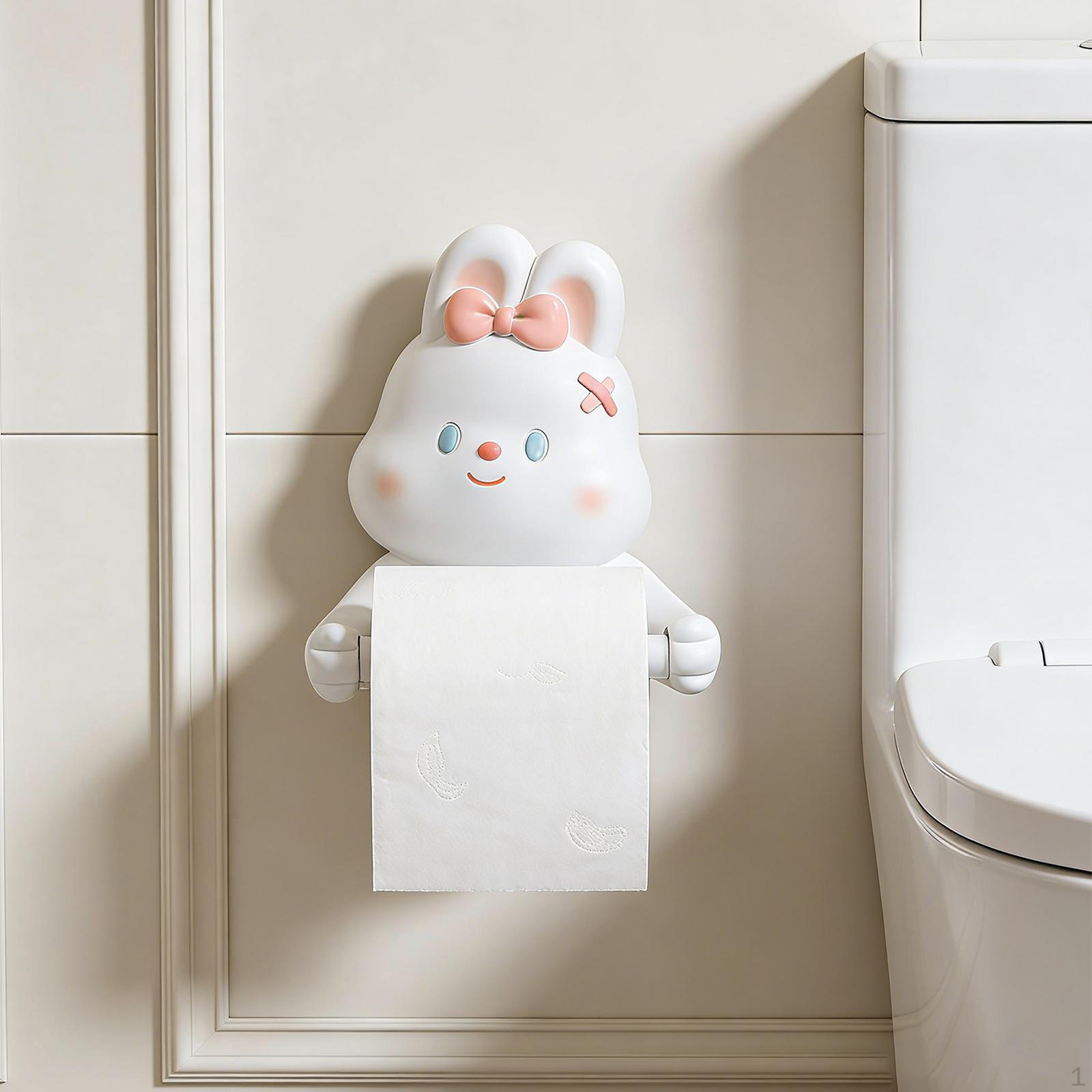 

Toilet Paper Roll Holder Lovely, Practical, Sturdy, Easy to Install, Premium, Wall Mounted,