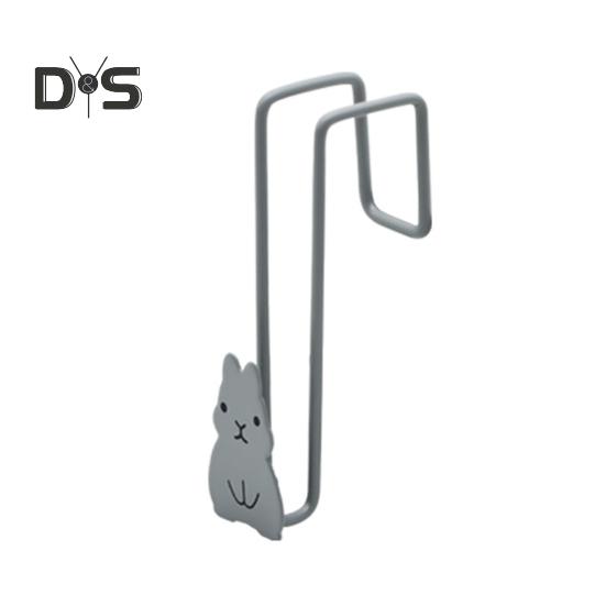 

Многофункциональный крючок для двери, прочный металлический крючок для подвешивания кроликов, для кухни, ванной, полотенца, одежды, зонта, сумки, вешалка для двери серый