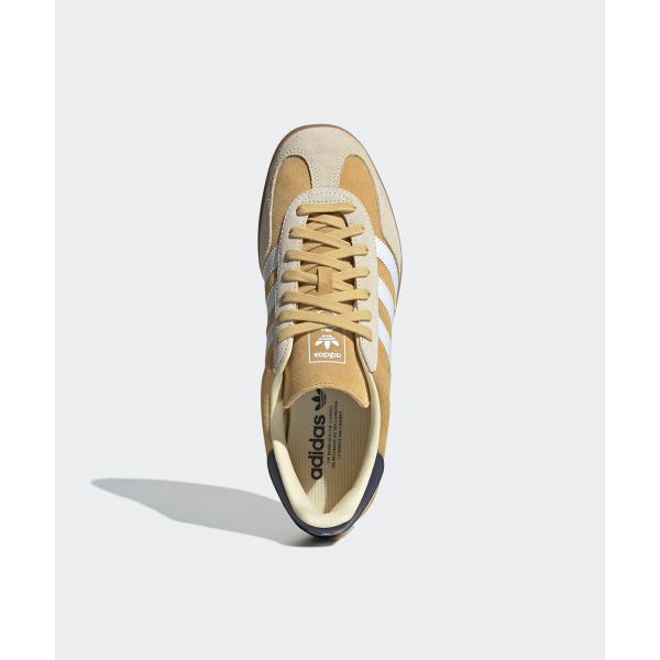 adidas Gazelle Indoor Oat Unisex Sneakers Tan Cloud-White Shadow-Navy JI3523
