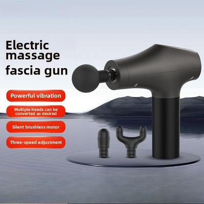Nová dámská fascia pistole, svalový relaxér, elektrický tichý masážní přístroj, vibrační rázová pistole, svalová masážní pistole.