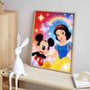 Disney Diamond Art Painting Kit Snow White Mickey Home Wall Decor Handmade Gift for Party Craft Fun