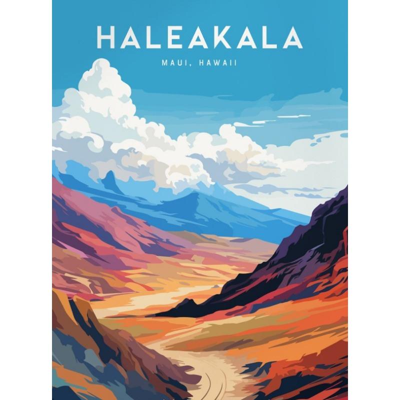 

Гавайи Лахайна Винтаж Путешествия Горный Пляж Пейзаж Плакат Холст Картина Настенная Картина Современная Комната Домашний Декор Cuadros 21cm×30cm NoFrame