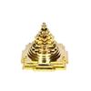 BHAKTI SHRINGAR Ottone Premium Maha Meru Shree Yantra Originale con Retro Completamente Solido