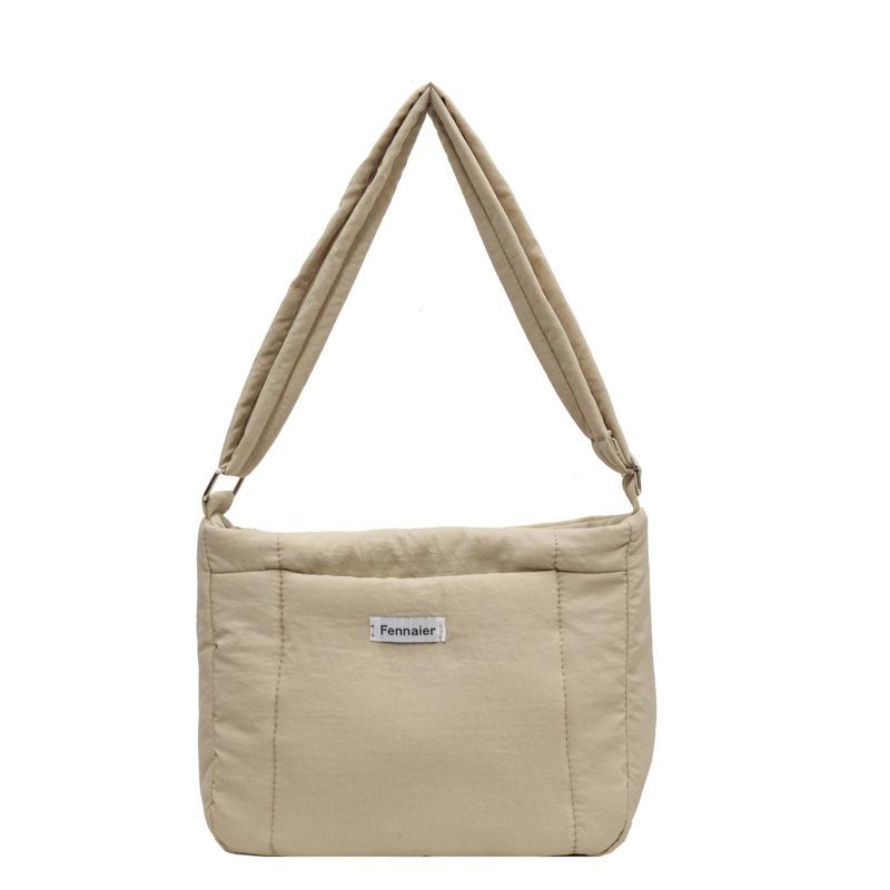 

Новый простой космос хлопок однотонный большой вместимости мягкая ручка для сумки 29*21*13