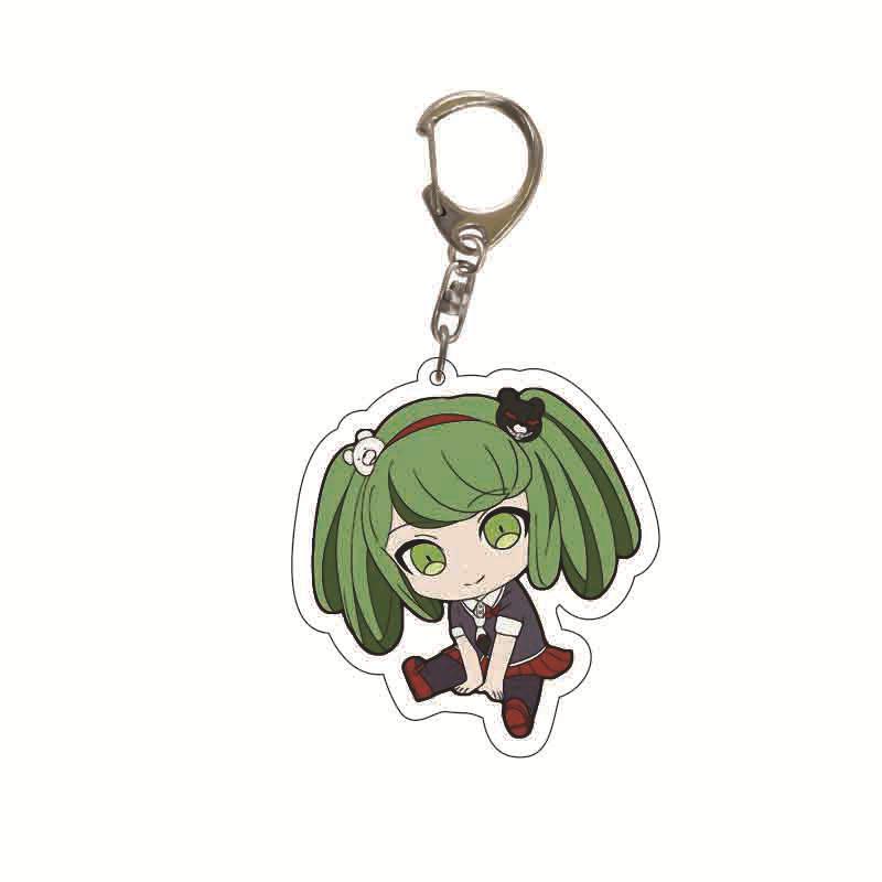 Danganronpa Monokuma, Makoto Naegi & Junko Enoshima Acrylic Keychain Charm Figure