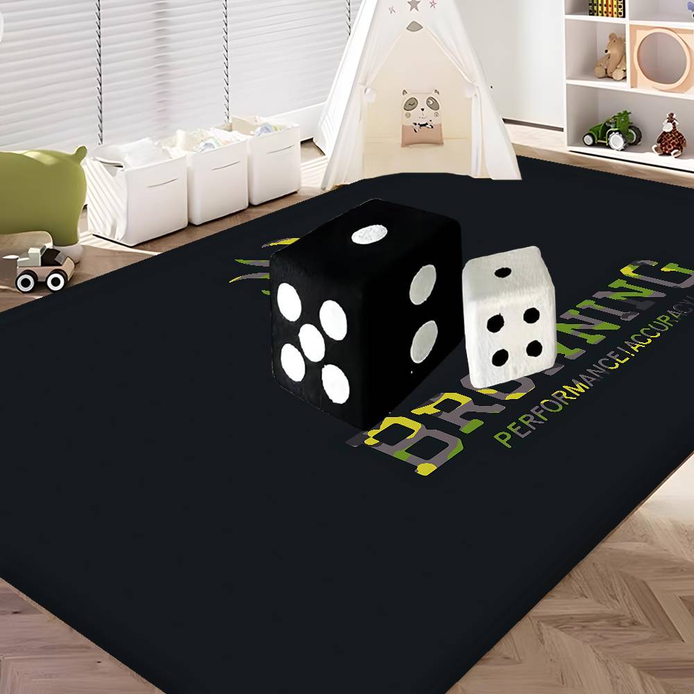 B-Browning Logo Kitchen Mat Kids Room Bedroom Decoration Balcony Anti-Slip Doormat Living Room Alfombra
