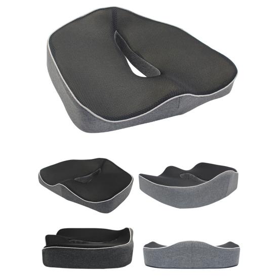 Memory Foam Seat Cushion Back Pain Relief Cushion Sciatica Relief Hip Cushion for Office Chair Car Seat Pregnancy Osteoarthritis