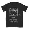 Unisex Unisexs Think Outside the Box Nerd Geek Computer Science T Shirt 100 Cotton Clothing Awesome Round Neck Tees TShirt