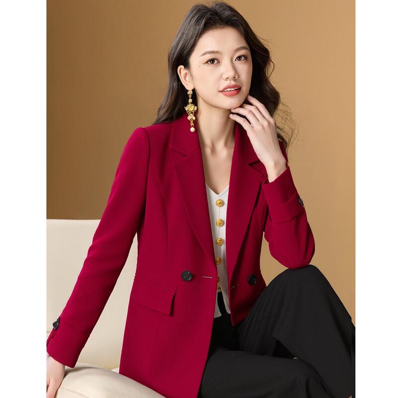 Melanie Women s Double-Breasted Blazer M