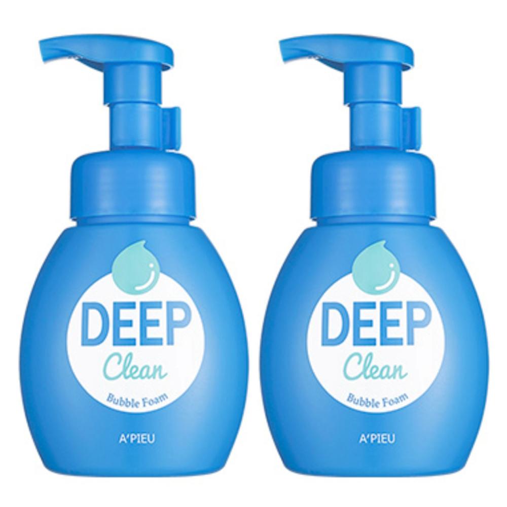 A PIEU Deep Clean Bubble Cleansing Foam 200ml (2 Pack) 200ml * 2