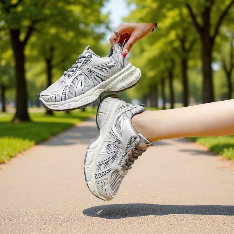 Tênis femininos luxuosos de malha respirável para mulheres esportes corrida casual senhoras fitness vulcanizar sapatos cestas