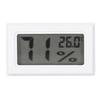 Digital LCD Hygrometer Indoor Thermometer Humidity Monitor for Home, Office, Greenhouse (White)