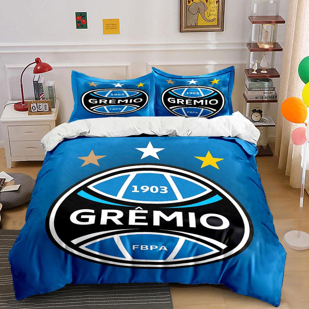 Grêmio Football Bedding Set Bedding Duvet Cover Set Duvet Cover Pillowcases (1 * Duvet Cover 2 * Pillowcases, Without Duvet Insert)