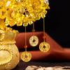 Feng Shui Lucky Money Tree Chinese Style Fortune Ornament Natural Crystal Wealth Tree  Home Decor