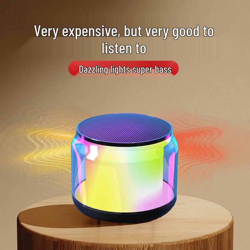 Bach Johann S17 Portable HIFI Bluetooth Speaker with RGB Light CN plug (adapter included)