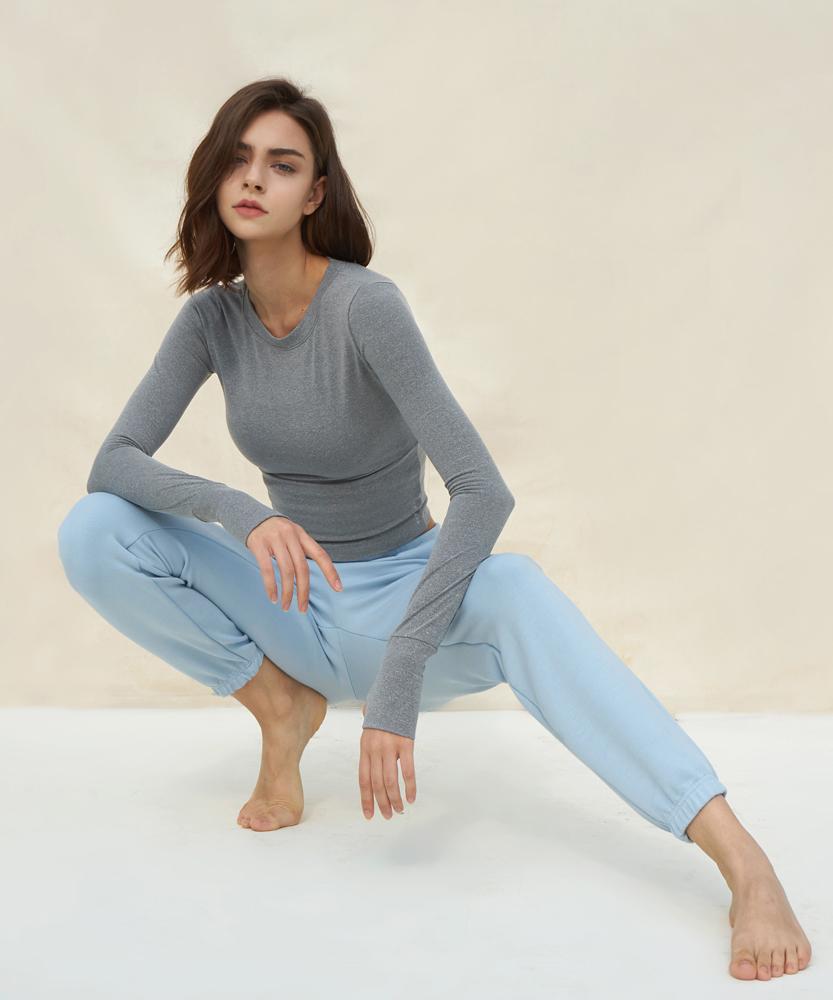 Debiweeo Attitude Sweatpants Devi-B0033-Baby Blue