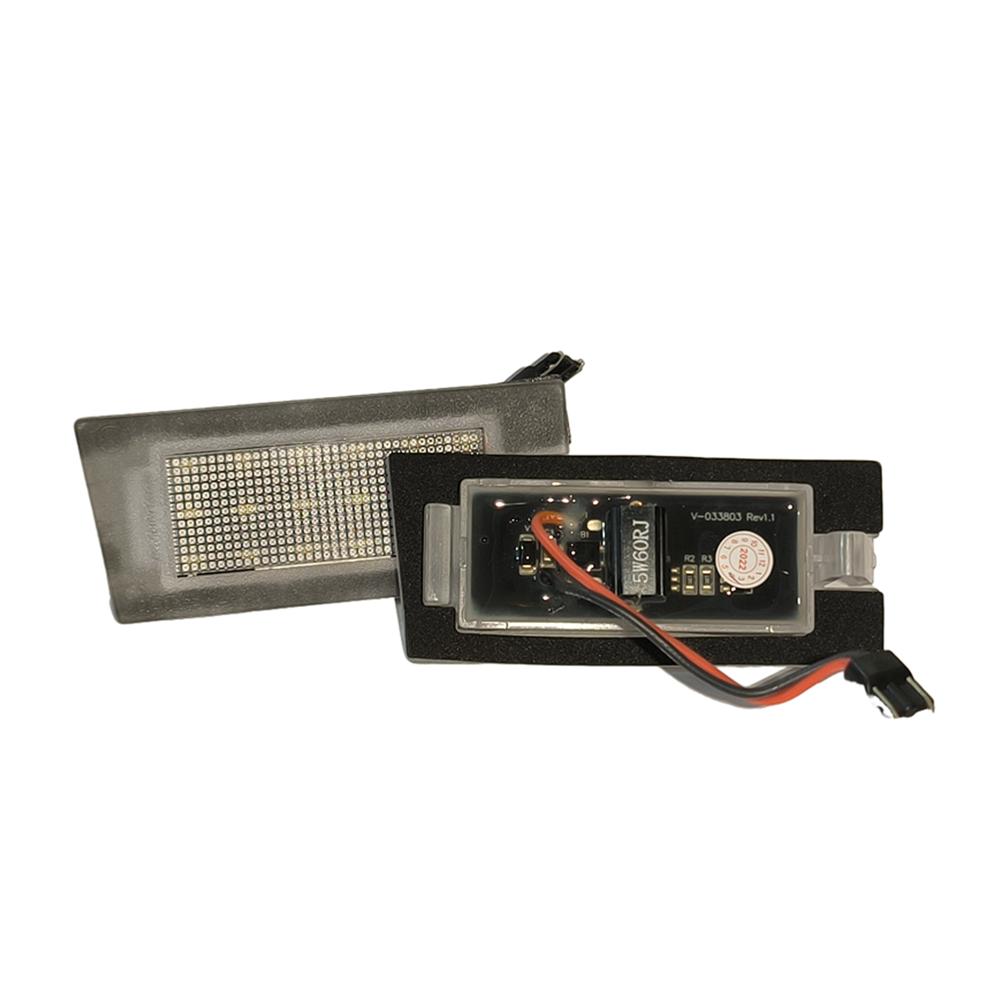 2PCS For Jeep Cherokee 2014-Up Canbus SMD White Led License Plate Lights Auto Parking Tag Lamps