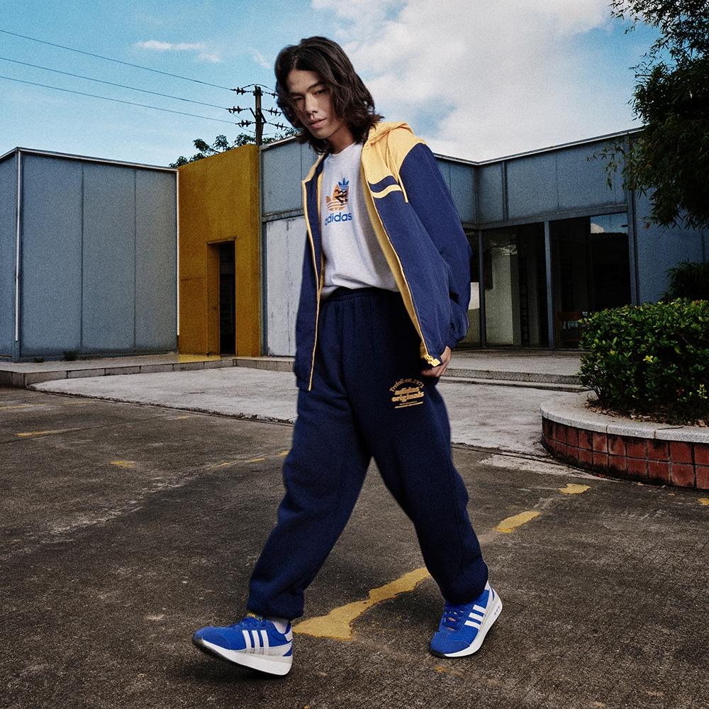 adidas Adidas Αντιανεμικό Μπουφάν Night Indigo Ανδρικό Streetwear IU0202