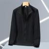 Outdoor summer sun protection shirt for men and women, plus size mom's outfit, thin breathable stand-collar skin shirt, sun-protective jacket