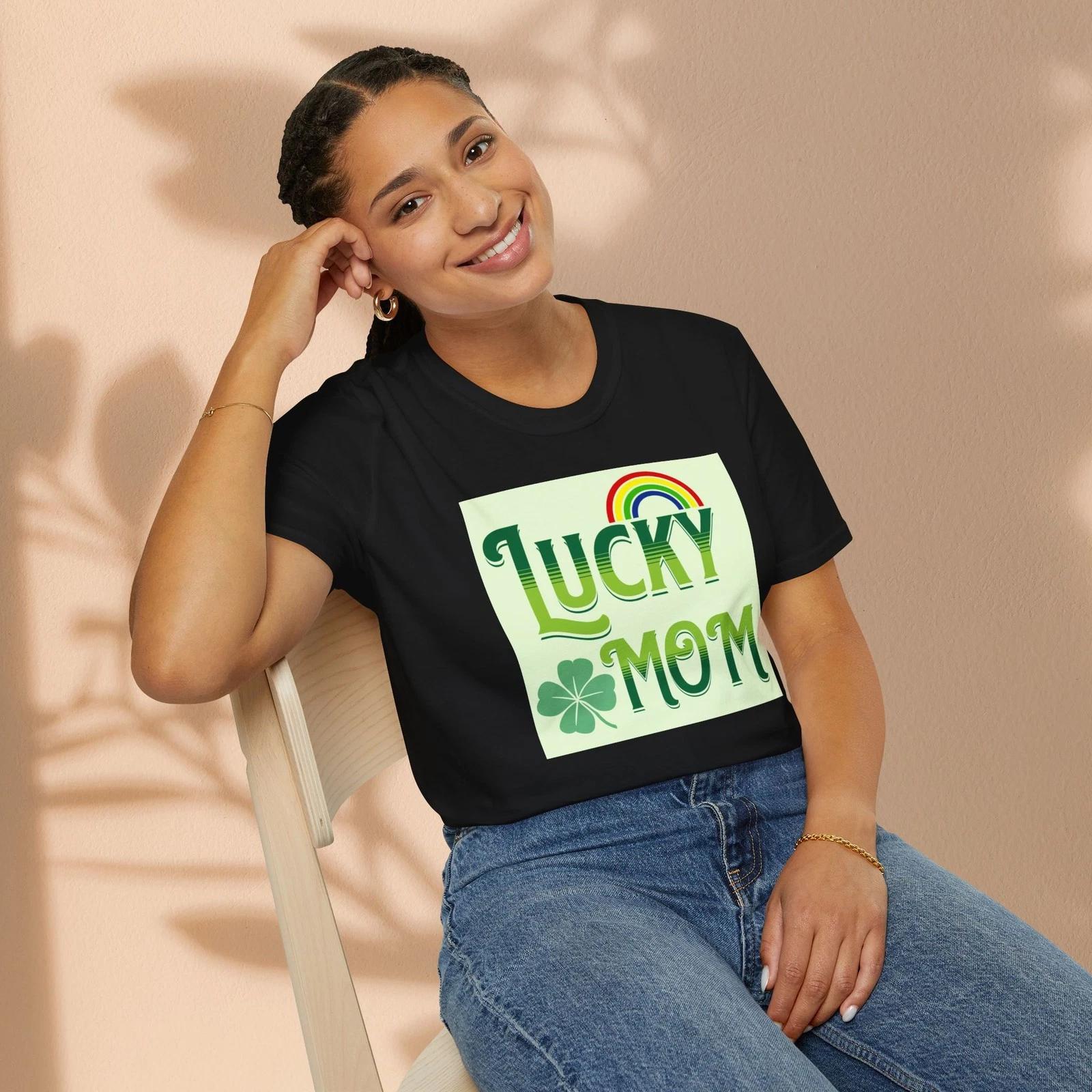 Lucky Mom Children s Children s T  Children s T-shirt | Mothers day design 100