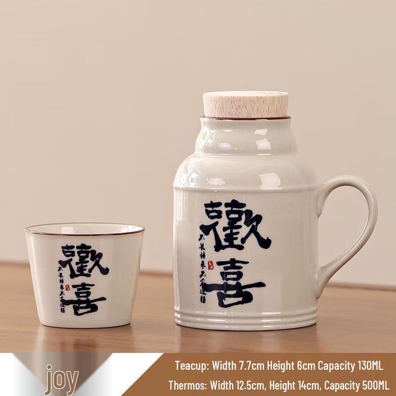 

Керамический чайник и набор офисных кружек ROYUGO