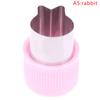 1Pc Various Shapes Vegetables Cutter Plastic Handle Portable Cook Tools Pink Stainless Steel Fruit Cutting Die Kitchen Gadgets