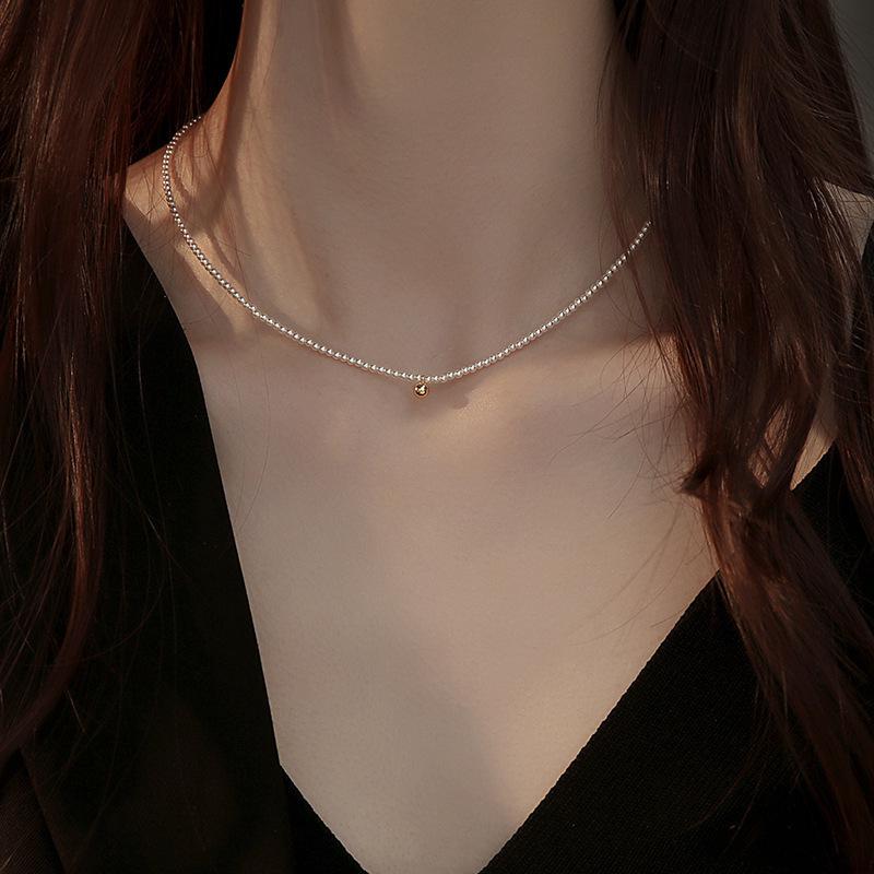 Aurora Freshwater Pearl & Millet Bead Clavicle Necklace - High-End, Natural, Versatile Design