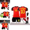 New Belgium Heimfußballtrikot Deb Bruyne 7 Und Lukaku 9 WM 2022 Trikot
