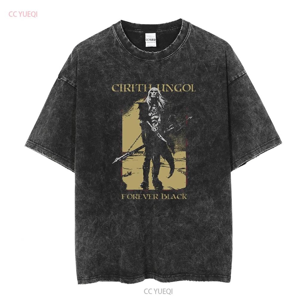 RETRO Cirith Ungol Forever Black T Shirt All sizes Q781 long or short sleeves vintage Washed Soft Stylish Stretched Breathable