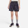 Nike ACG Series All Over Print High Waist Woven Casual Shorts Women Shorts Dark-Purple FB7863-555