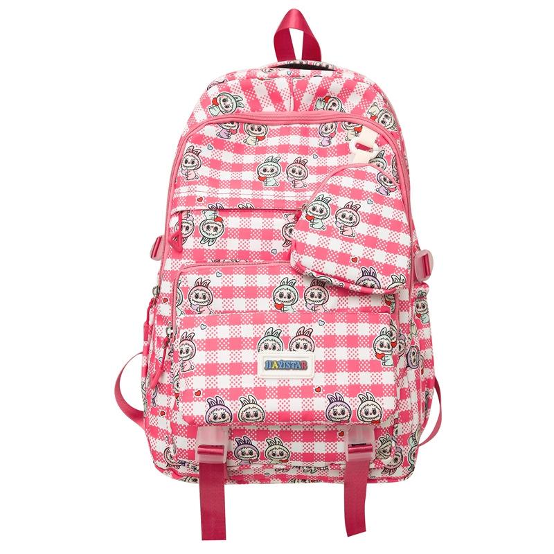 

Школьный рюкзак с принтом Rab, школьный рюкзак для учеников, учениц начальной школы, учеников средней школы, школьный рюкзак большой вместимости, для небольших расстояний розы красного