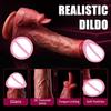 4 In 1 Thrusting Dildo Vibrator Remote Control Heating Tongue Licking Clitoris G-Spot Dick Sex Toys Vagina Adult Female Sex Shop