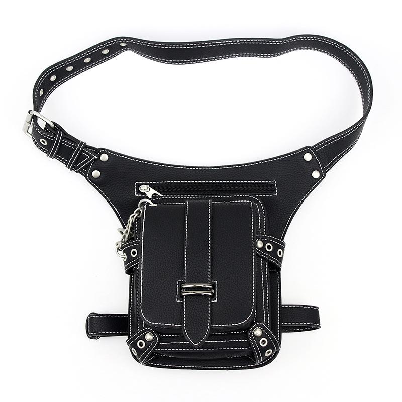 Steampunk Retro Waist Bag: Unisex Outdoor Shoulder & Waist Messenger Bag for Mobile Phones.