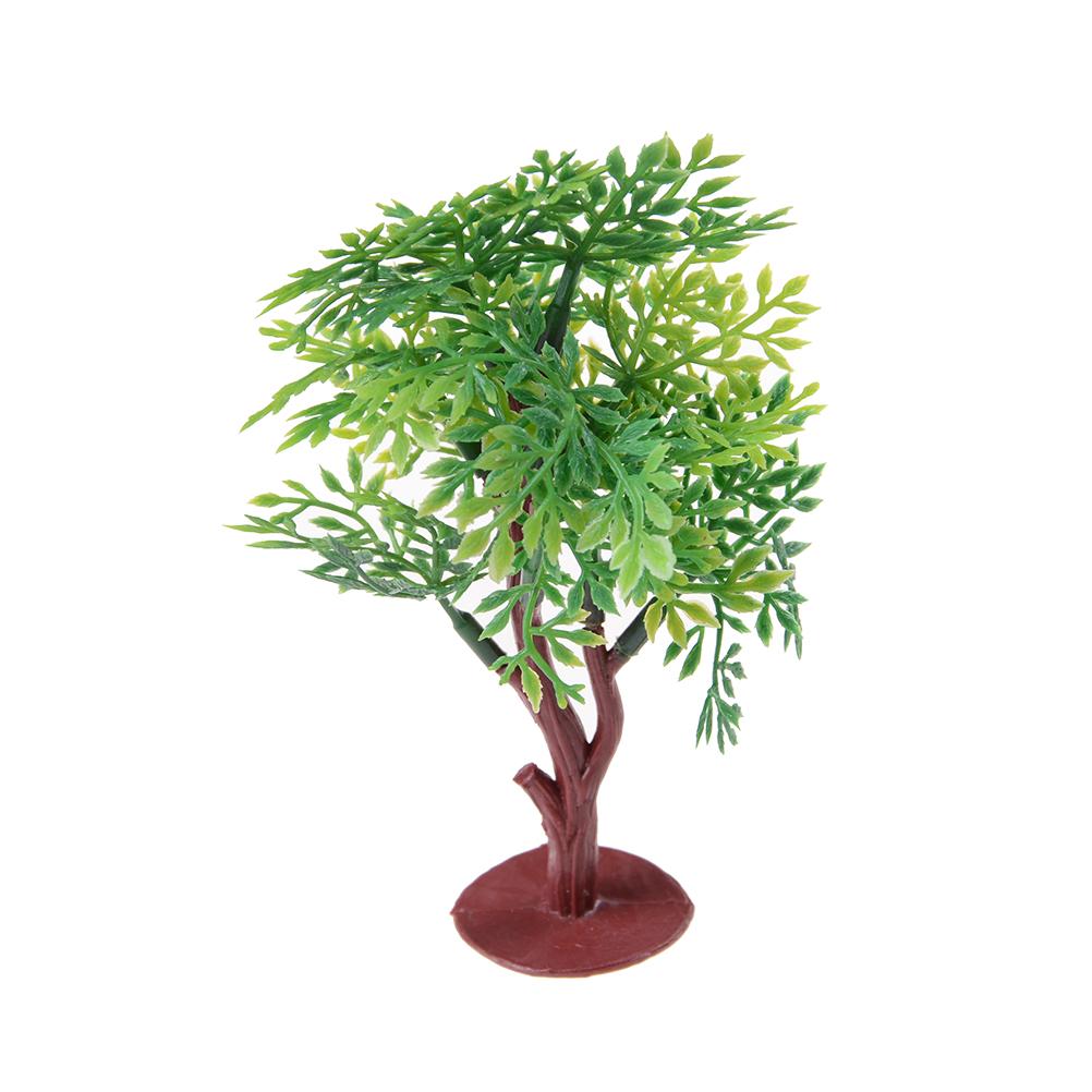 Искусственное дерево Нандина 9 см Зеленое Высокое Растение Имитация Листьев Баньяна Искусственные Ветви Для Дома Сада Офиса Ландшафтного Декора