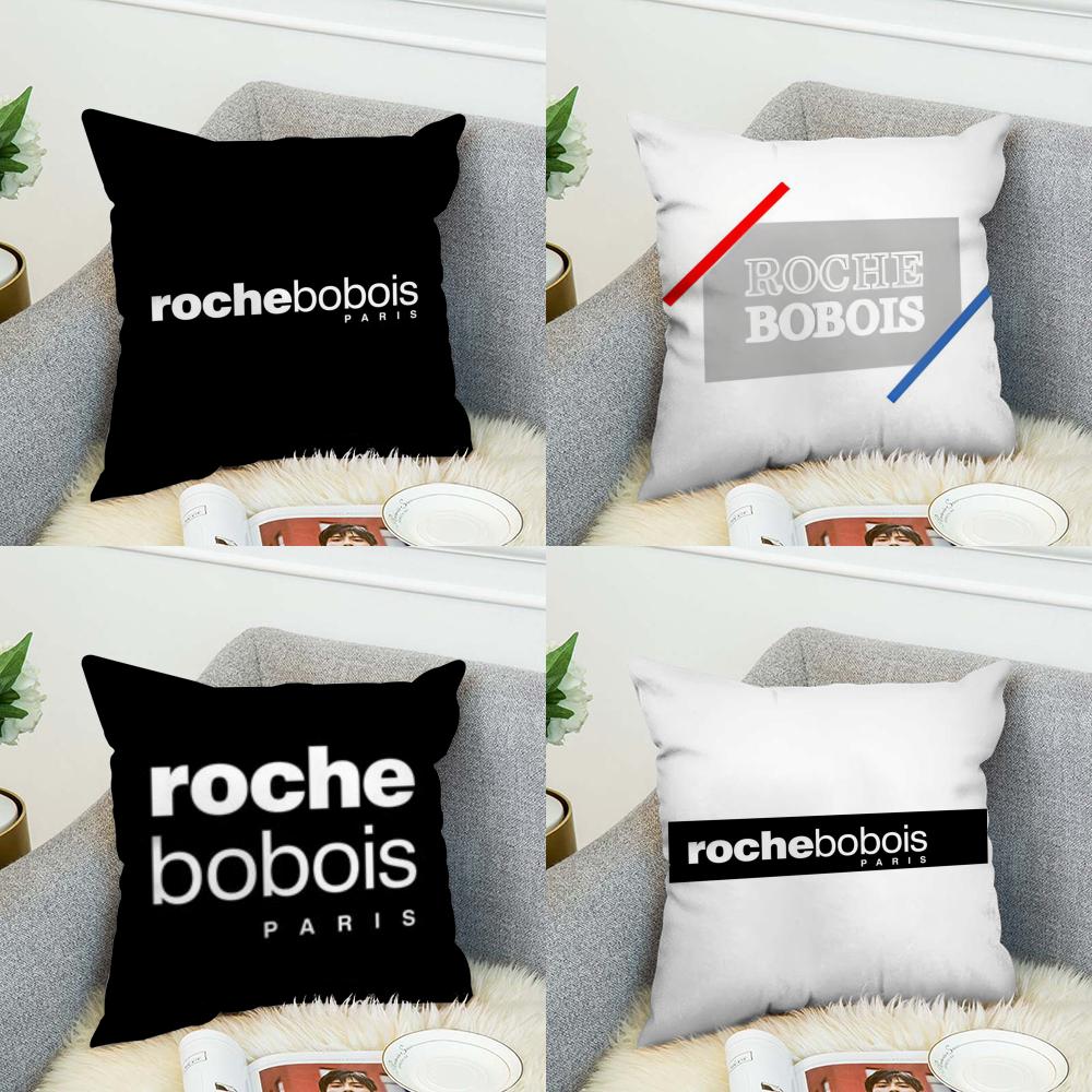 RRochebobois Pillow Case For Car Sofa Decorative Home Doublesided Print Plush Square Throw Pillow Cushion Cover