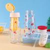Plastic Water Bottle Transparent Kids Water Cup Cartoon Drinking Bottle