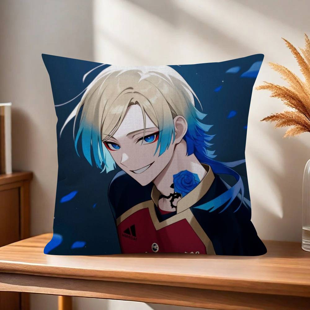 Anime mMichael cool Kaiser  Pillow Gift Home Office Decoration Bedroom Sofa Car Cushion Cover case 45x45